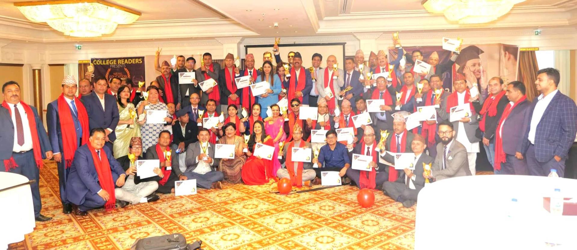 Nepal Education Award Dubai-2022: College Readers accolades schools & colleges in Dubai